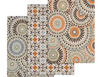 Rug Set 2172 3D model