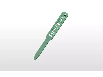 Garden Marker for String Beans 3D print model