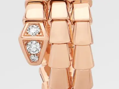 Serpenti Viper Ring head and tail 3D print model