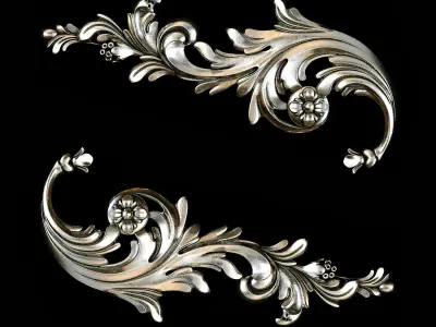 Classic carved 044 3D model