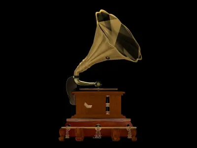 Gramophoto gramophone 3D model