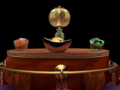 Chinese lantern  3D model