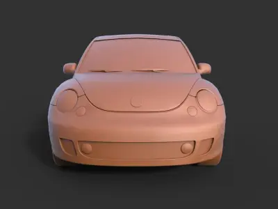 2004 Volkswagen Beetle 3D print model