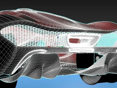 mclaren p1 Low-poly 3D model