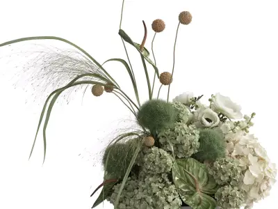 Flower In Vase 96 3D model