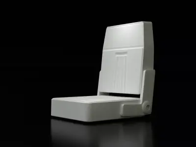 Seat fit ideal for 3D printing or other projects 3D print model