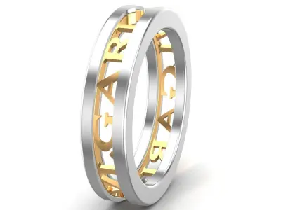 Gold Jewellery Ring 3D print model
