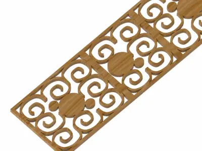Decorative panel STL 3D model