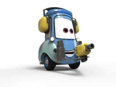 Guido Cars Forklift 3D print model