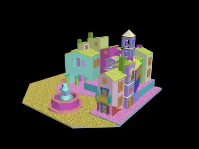 Medieval House 41 3D print model 3D model