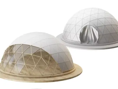 Dome Glamping Geodome 3D model