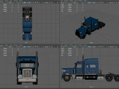 Peterbilt 379 Pack with interior  hquality