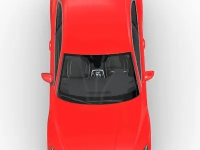 Audi S5 2017 Low-poly 3D model