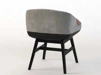 Lounge Chair 500 2472 by Charter Furniture 3D model