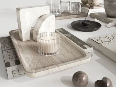 Decorative set-H10 3D model