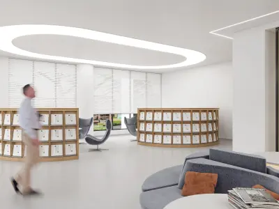 Public Space interior 3D model