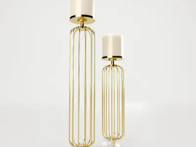 Brayden Studio Candleholders 3D model