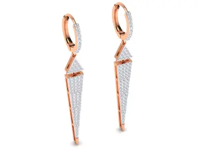 Women Earrings 3D print model