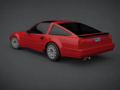 Nissan Z31 Kouki   Low-poly 3D model