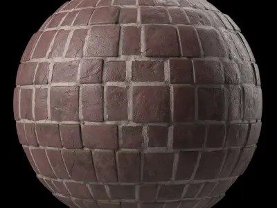 Stone Wall Materials 81- Slat Stone wall - Sbsar Pbr 4k Seamless Texture