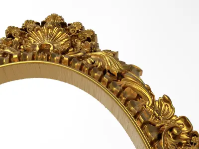 Carved Picture Frame 3D model 17