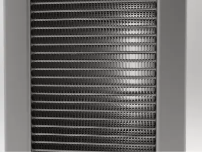 MHX-245 High-Efficiency Triple-Pass Oil Cooler 3D model