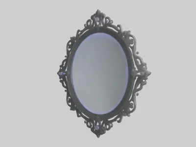Magic Mirror model Low-poly 3D model