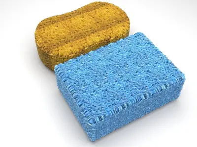 Bath Sponges 3D model