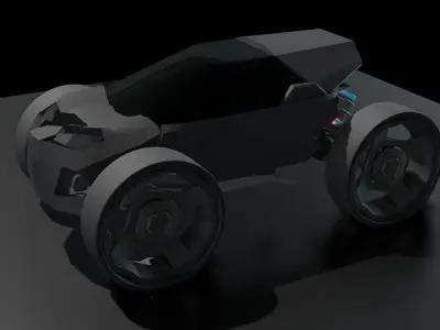 Futuristic Sci Fi Model Concept 3D model