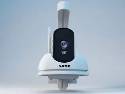 camera 07 Low-poly 3D model