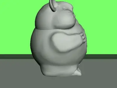 mouse god of fortune 3D model