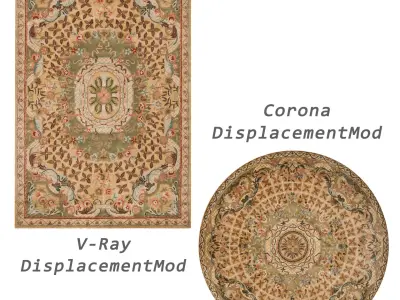 Rugs No 590 Low-poly 3D model