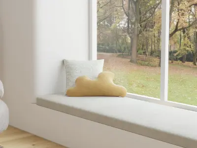 Modern residential indoor 3 d model 3D model