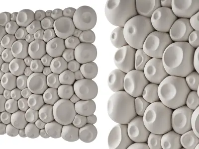 Wall art panel 07 by Angela Schwer 3D model