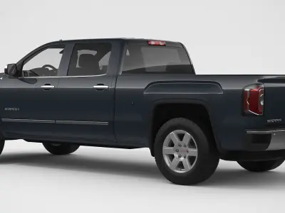 2018 GMC Sierra 1500 Crew Cab 3D model