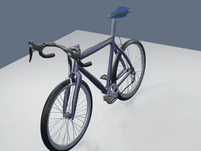 opera bicycle Low-poly 3D model