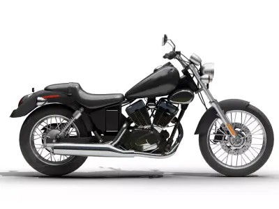 Harley Davidson Sportster Low-poly 3D model