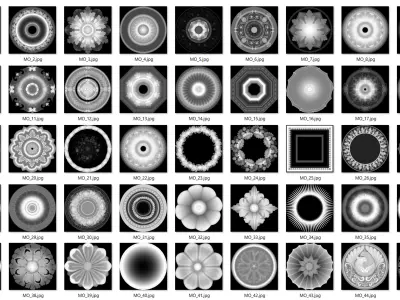 132 Ornament 4K Brushs 3D model