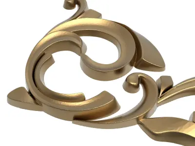 decorative pattern ready for 3D printing 3D model 23