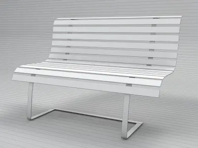 Wood Chair Free 3D model buy