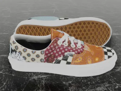 VANS ERA TIGER 3D SHOES Low-poly 3D model