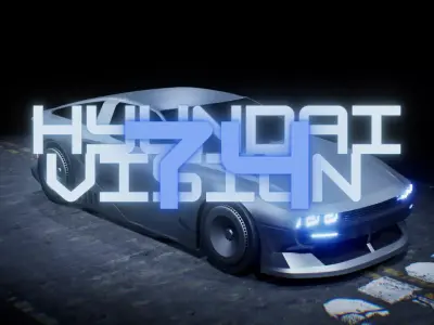 2023 Hyundai N Vision 74 3D model