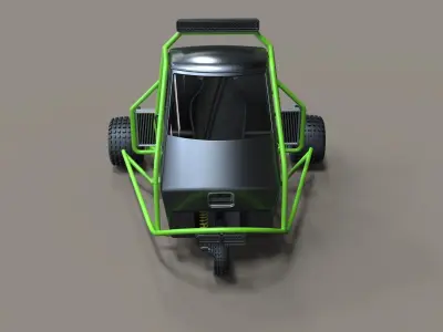 Ape rally car 3D model