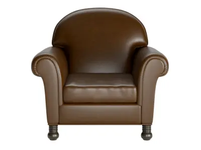 English Club Chair 3D model