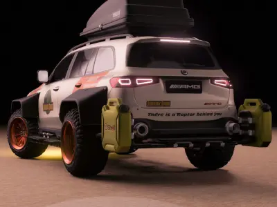 Mercedes GLS Overland Style 3D model