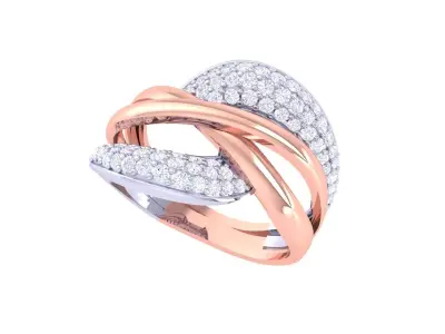 DIAMOND RING 3D print model 12