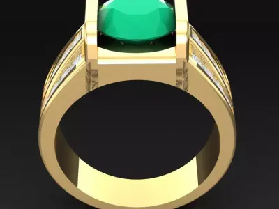 Luxury Men Rings Designs 6MR003 3D print model