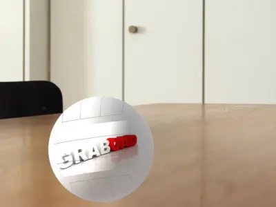 VolleyBall two spheres 3D model