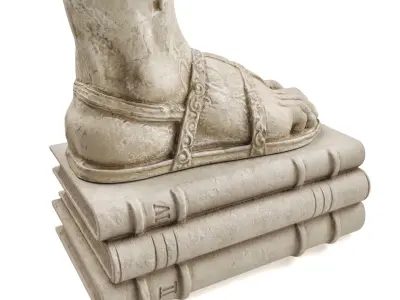 Roman foot sculpture 3D model