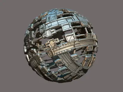 space equipment node 00252 3D model